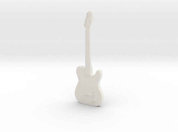 Telecaster Guitar Pendant 3d printed