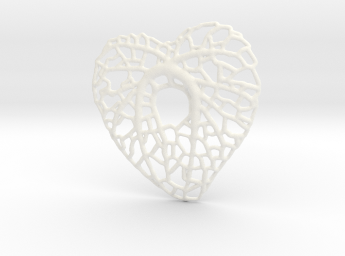 Leaf Heart 3d printed