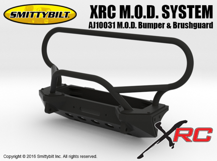AJ10031 Smittybilt XRC M.O.D. Bumper &amp; Brushguard 3d printed