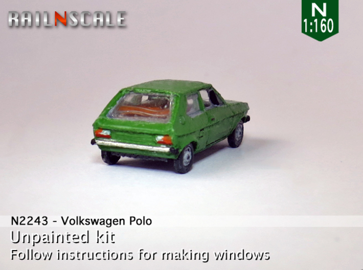 Volkswagen Polo 1 (N 1:160) 3d printed 