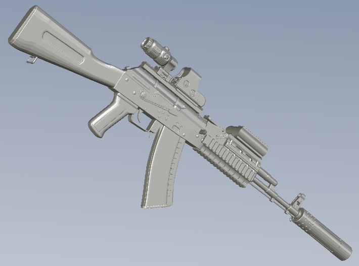 1/48 scale Avtomat Kalashnikova AK-74 rifles x 10 3d printed 