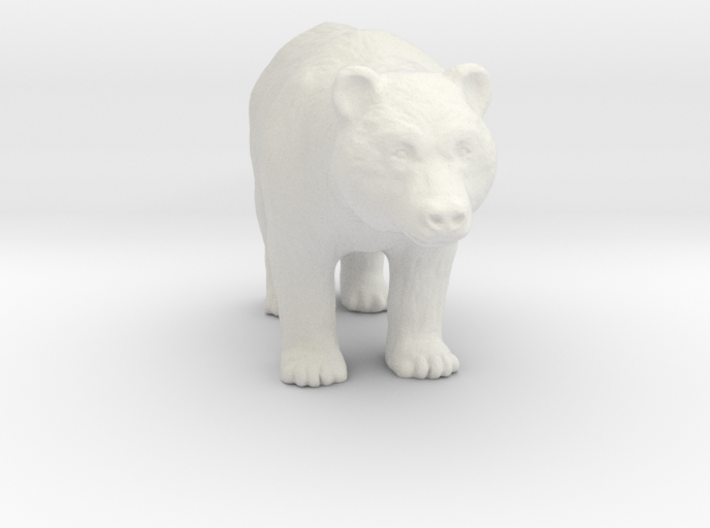 Printle Animal Bear - 1/72 3d printed