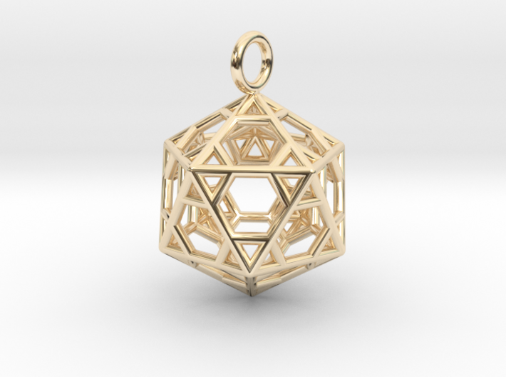 Pendant_Hexagonal-Icosahedron 3d printed