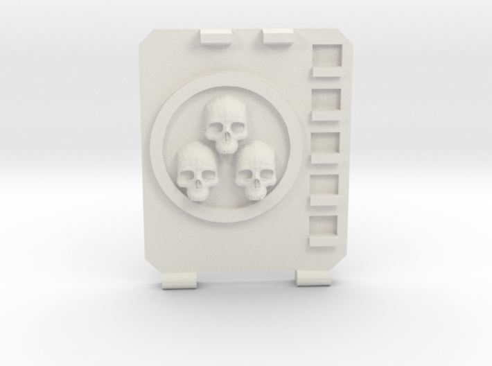 APC hatch Left [Triple skull] 3d printed