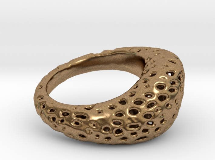 Volcanic stone ring   3d printed 