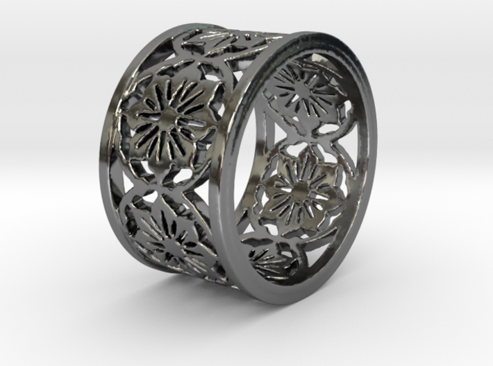 VICTORIA Ring Design Ring Size 8 3d printed