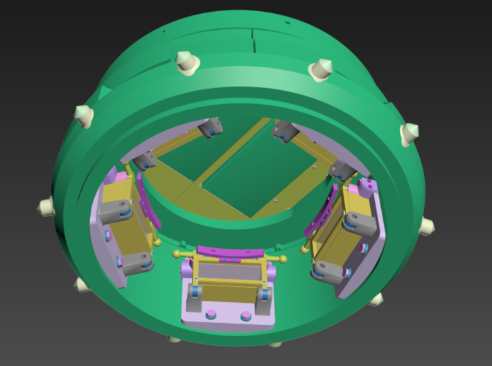 1/12th Panzer IV Ausf D Cupola Part A 3d printed 