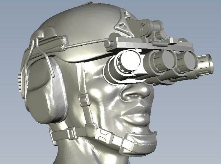 1/15 scale SOCOM operator B helmet & head x 1 3d printed 