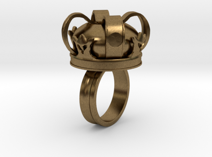 Crown Ring 3d printed