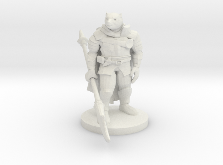 Werebear Knight 3d printed