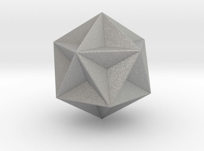 0415 Great Dodecahedron (F&amp;full Color, 8cm) #001 3d printed