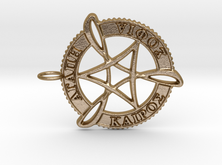 Agape Sophia Kairos Pendant 3d printed