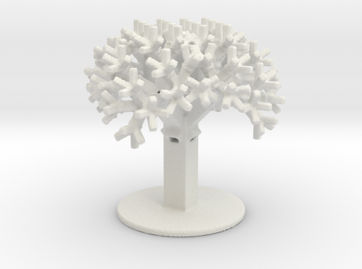 Rectangular Fractal Tree 3d printed