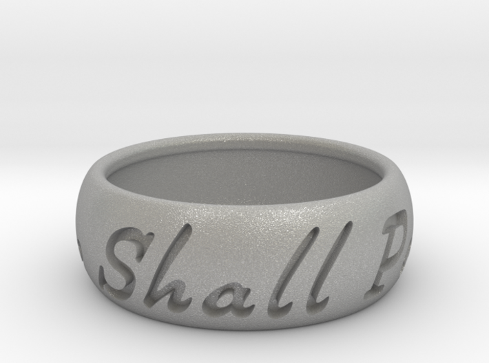 This Too Shall Pass Ring size 13 3d printed