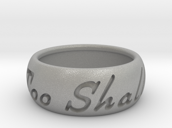 This Too Shall Pass Size ring size 10 1/2 3d printed