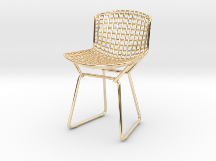Knoll Bertoia Side Chair Frame 1:12 Scale 3d printed