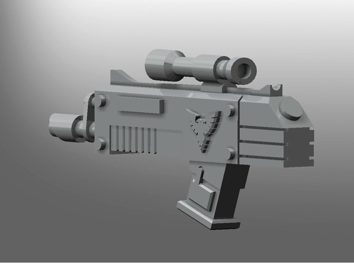 Espada-pattern Lasergun 3d printed 