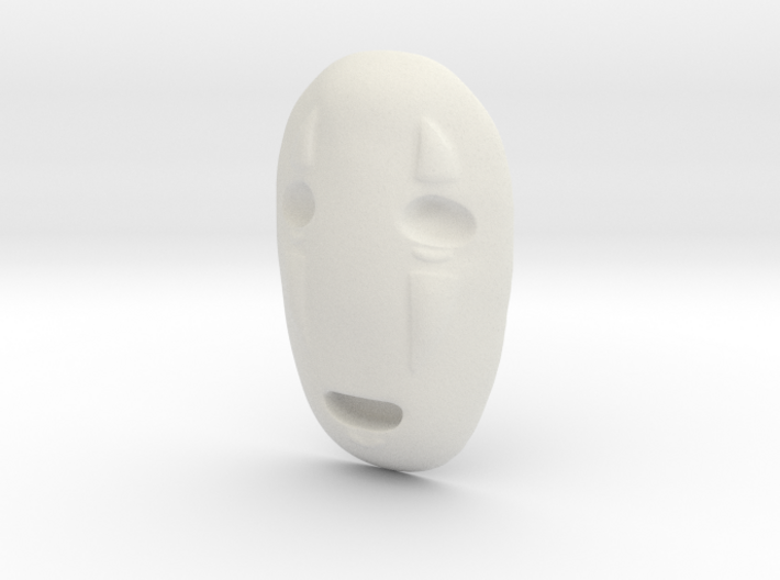 No Face Male Lapel Pin 3d printed