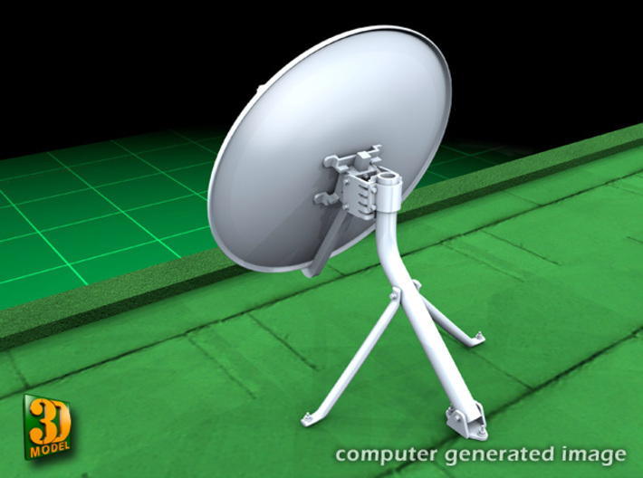 Satellite dish (30+60mm) - combo 3d printed Satellite combo (30+60mm) - 30mm