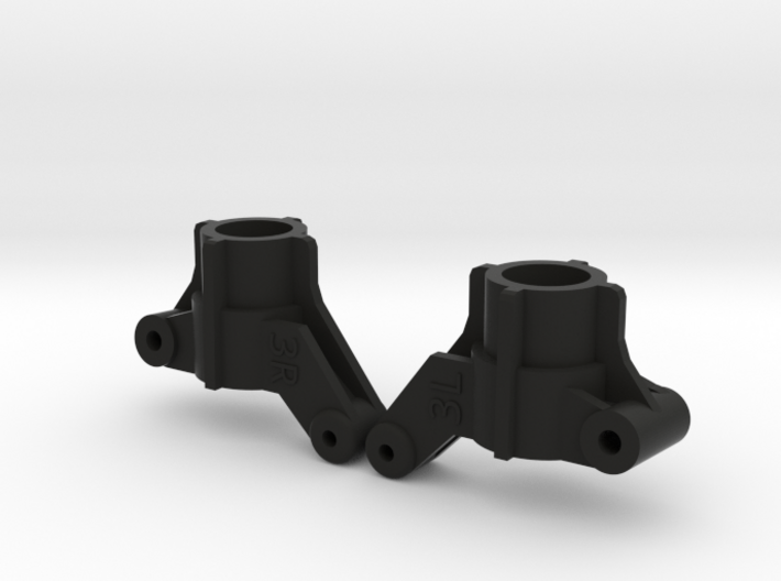 Top Force Rear Knuckles 3 degrees toe-in (TA02) 3d printed