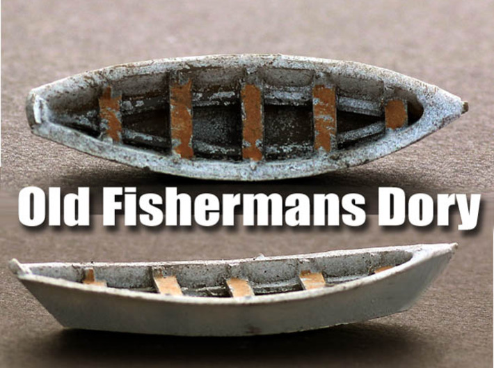 Fishermans Dory O Scale Boat 3d printed