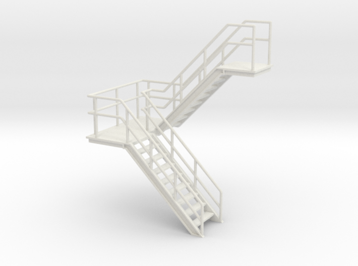 O Scale Stairs 76mm 3d printed