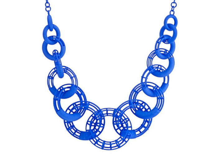 50cm Solid - Structure Torus Necklace 3d printed