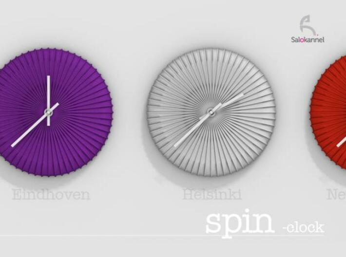 SPIN-wall clock 3d printed SPIN -clock