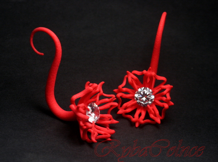 Plugs / gauges/  The Lily  10 g (2.5 mm) 3d printed 