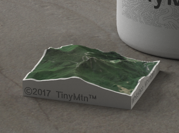 Whiteface Mtn., NY, USA, 1:100000 Explorer 3d printed 