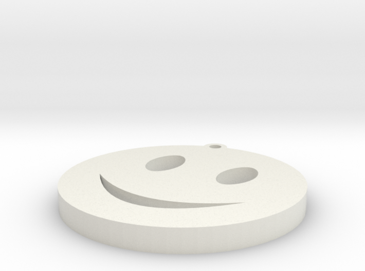 smiley keychain 3d printed