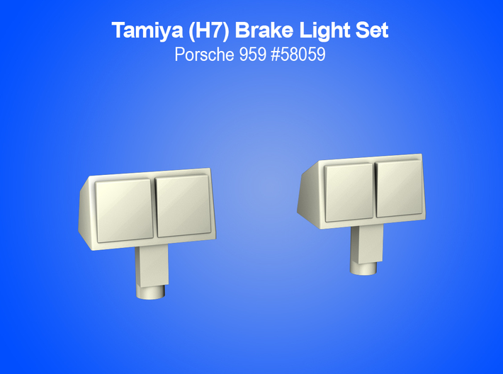 Tamiya RC H7-Brake Lights for Porsche 959 3d printed 