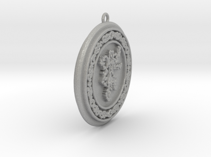Game of Thrones Lannister Lion Pendant 3d printed