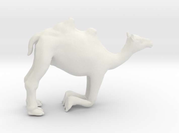 Printle Animal Camel Kneeling - 1/32 3d printed