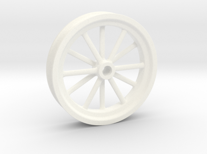 1:8 Front American Five Spoke Wheel 3d printed