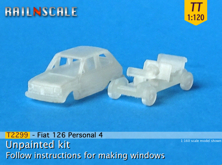 Fiat 126 Personal 4 (TT 1:120) 3d printed 