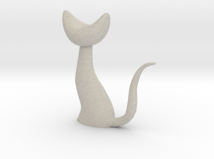 Surreal Cat 3d printed