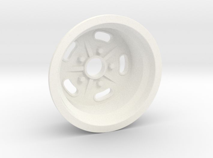 1:8 Rear Halibrand Style Salt Flat Wheel 3d printed 