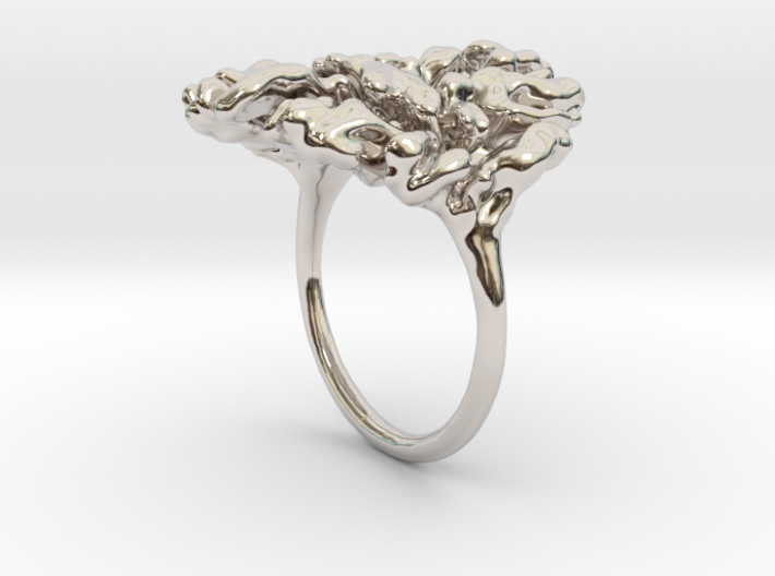Coral Ring I 3d printed