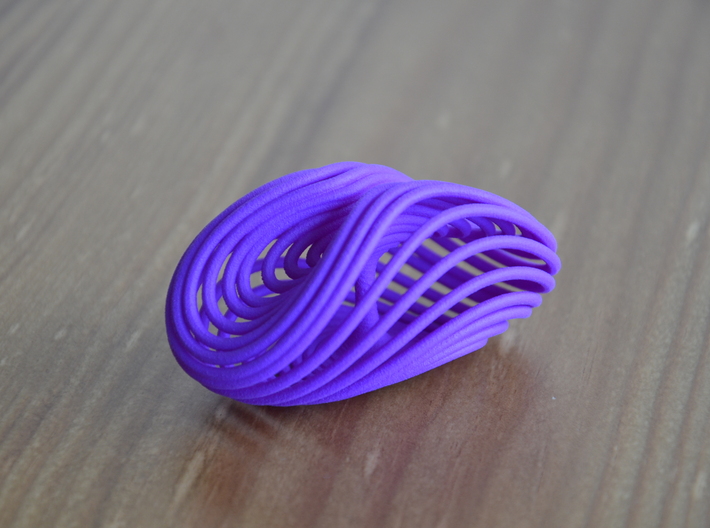 Three-scroll unified chaotic system attractor 50mm 3d printed