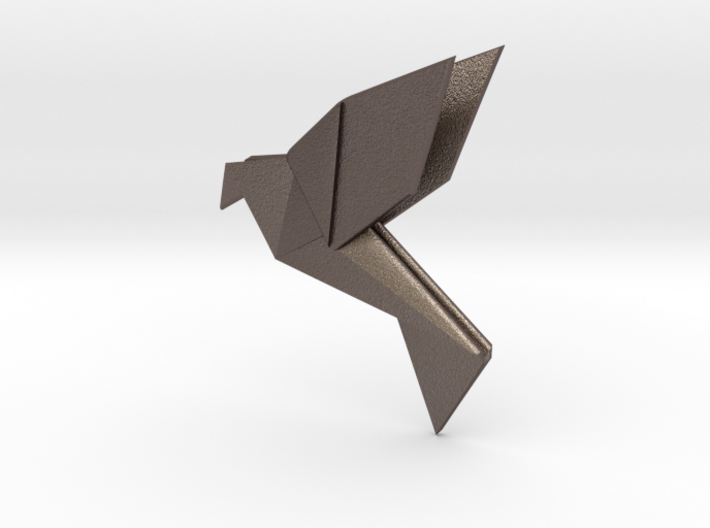Origami Bird 3d printed small origami bird