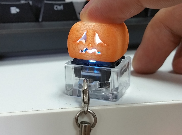 Halloween pumkin keycap 5 - cherry MX 3d printed 