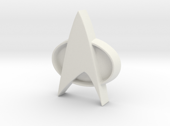 Star Trek Tng Badge 3d printed