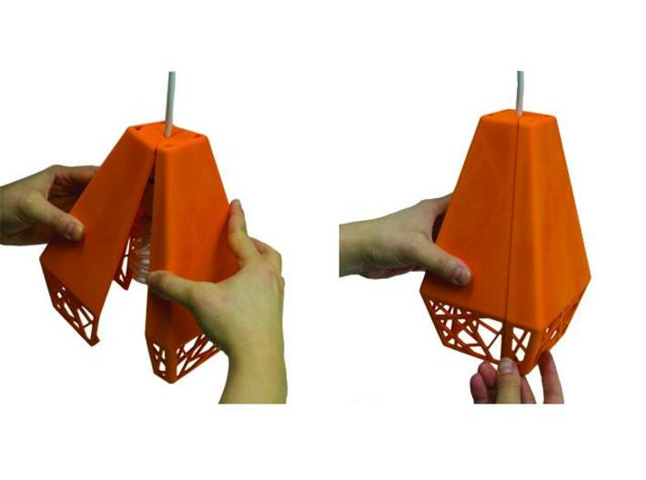 Two Piece Shade 3d printed Two Piece Shade - Assembly