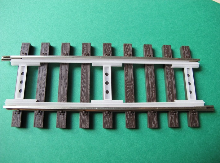 Rilleneinsatz für G2 130mm V2 3d printed Eingabuete Rillen in G2 (Gleis ist nicht dabei)