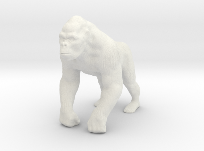 Printle Animal Gorilla - 1/24 3d printed