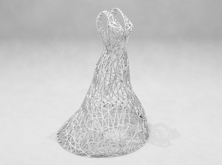 Jewelry Wire Dress Display (25 cm) 3d printed