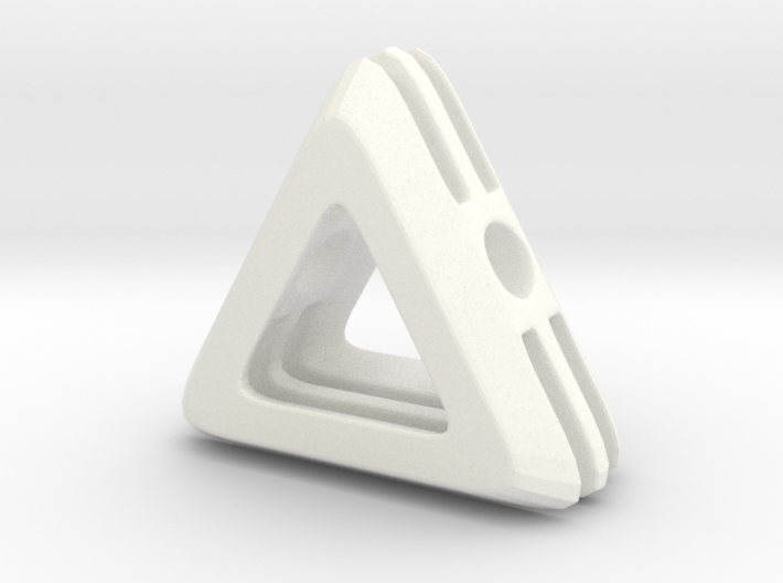 Embrace ::: Triangle Pendant ::: v.01 3d printed 
