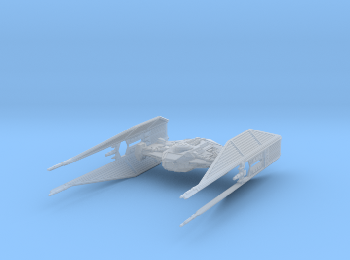 TIE_Silencer_parts 3d printed