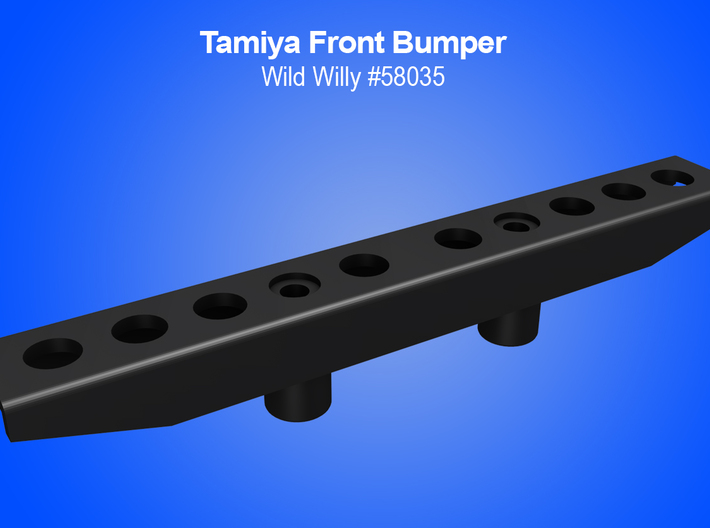 Tamiya RC Bumper for Wild Willy 3d printed 